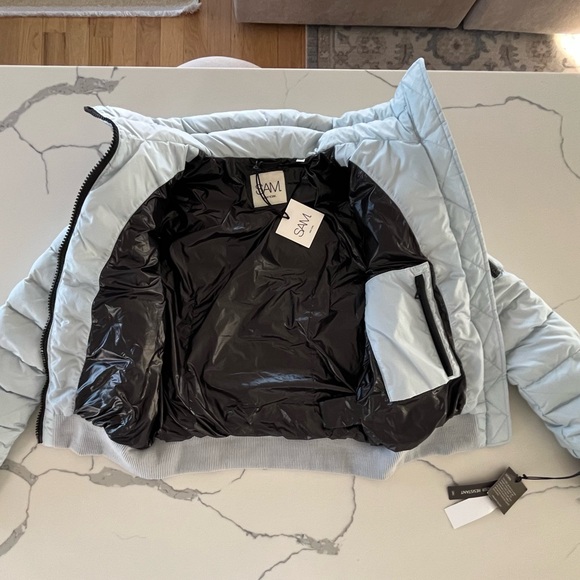 SAM. New York - Matte Luna Down Puffer Jacket Glacier Blue - Size Large - NWT - Picture 8 of 16
